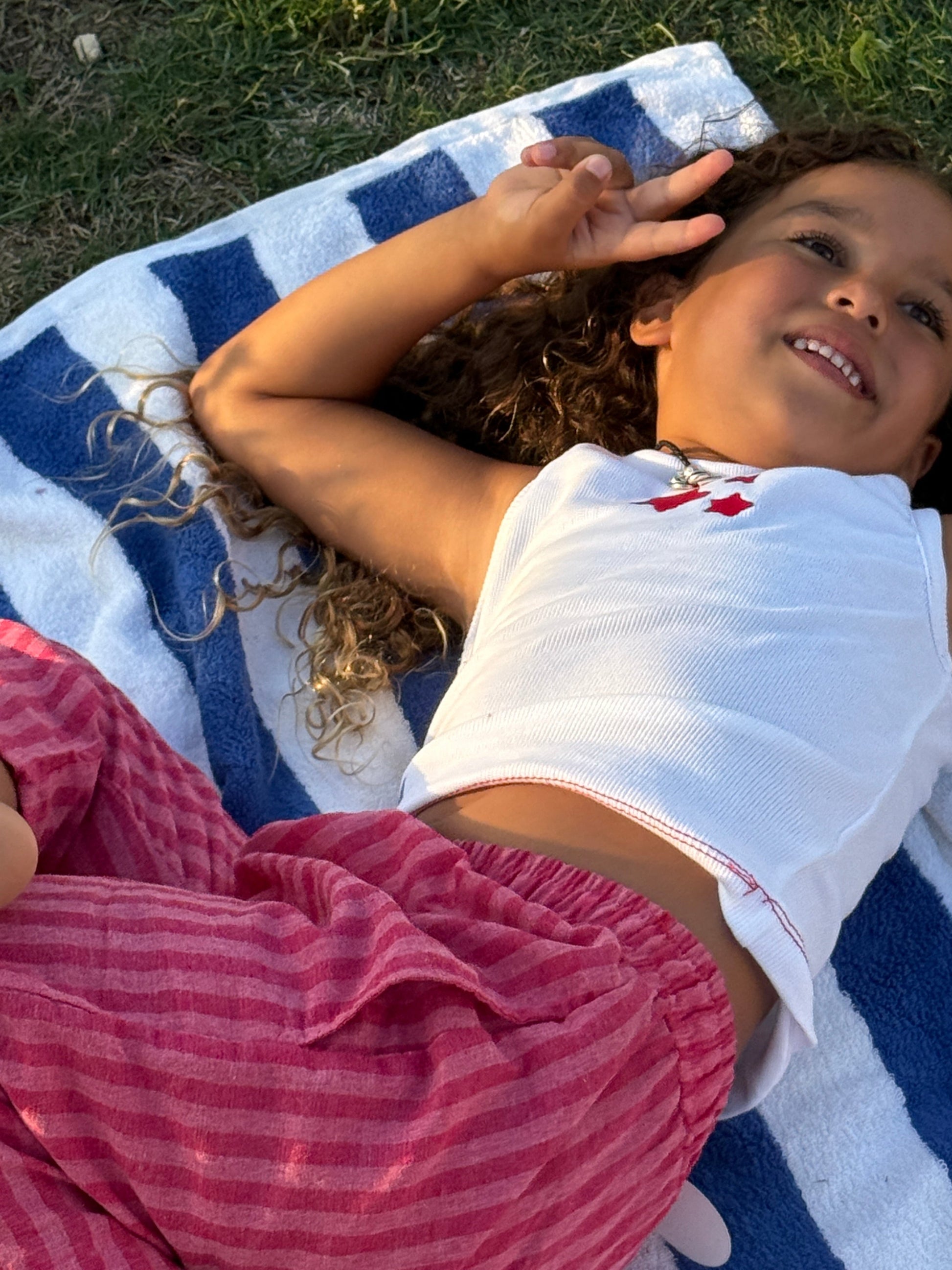 Pink Play-lines Pants