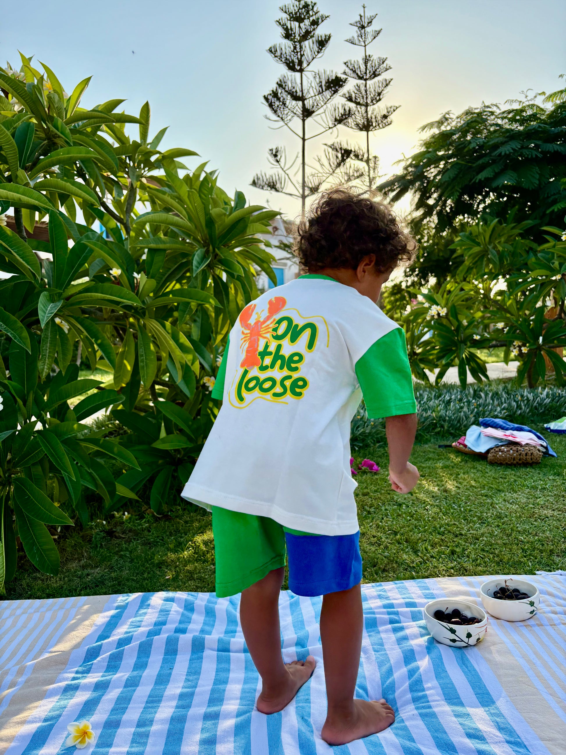 Green Runaway Lobster Tee