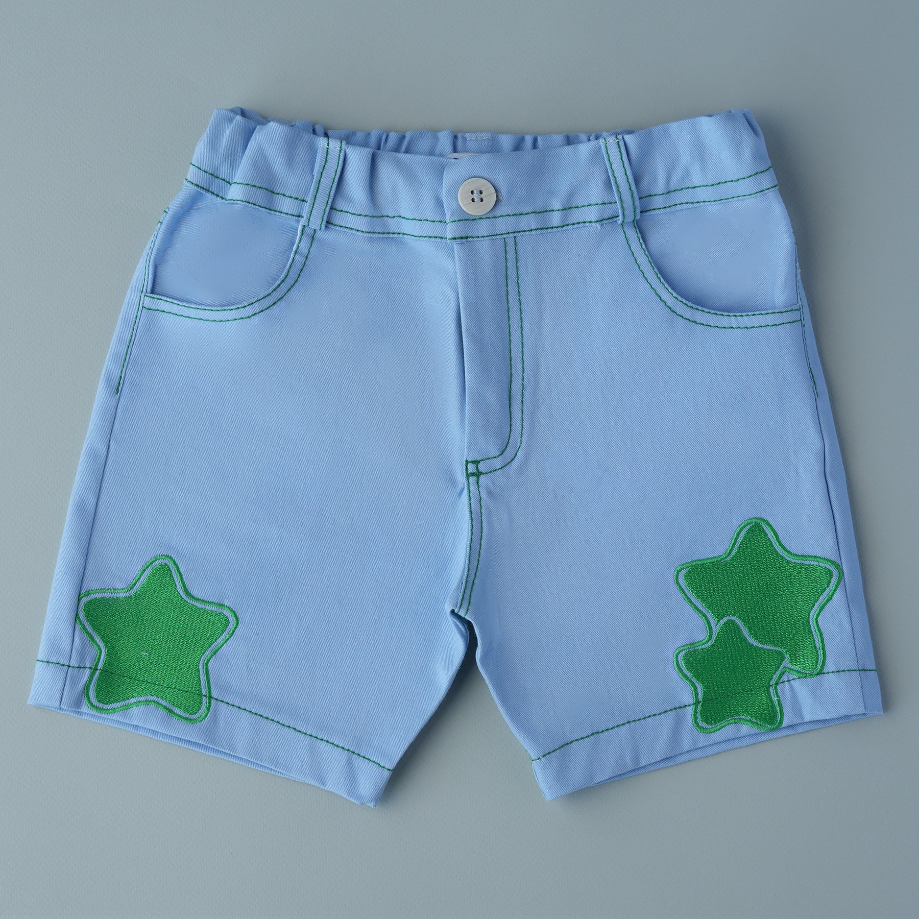 Blue Lucky Star Shorts