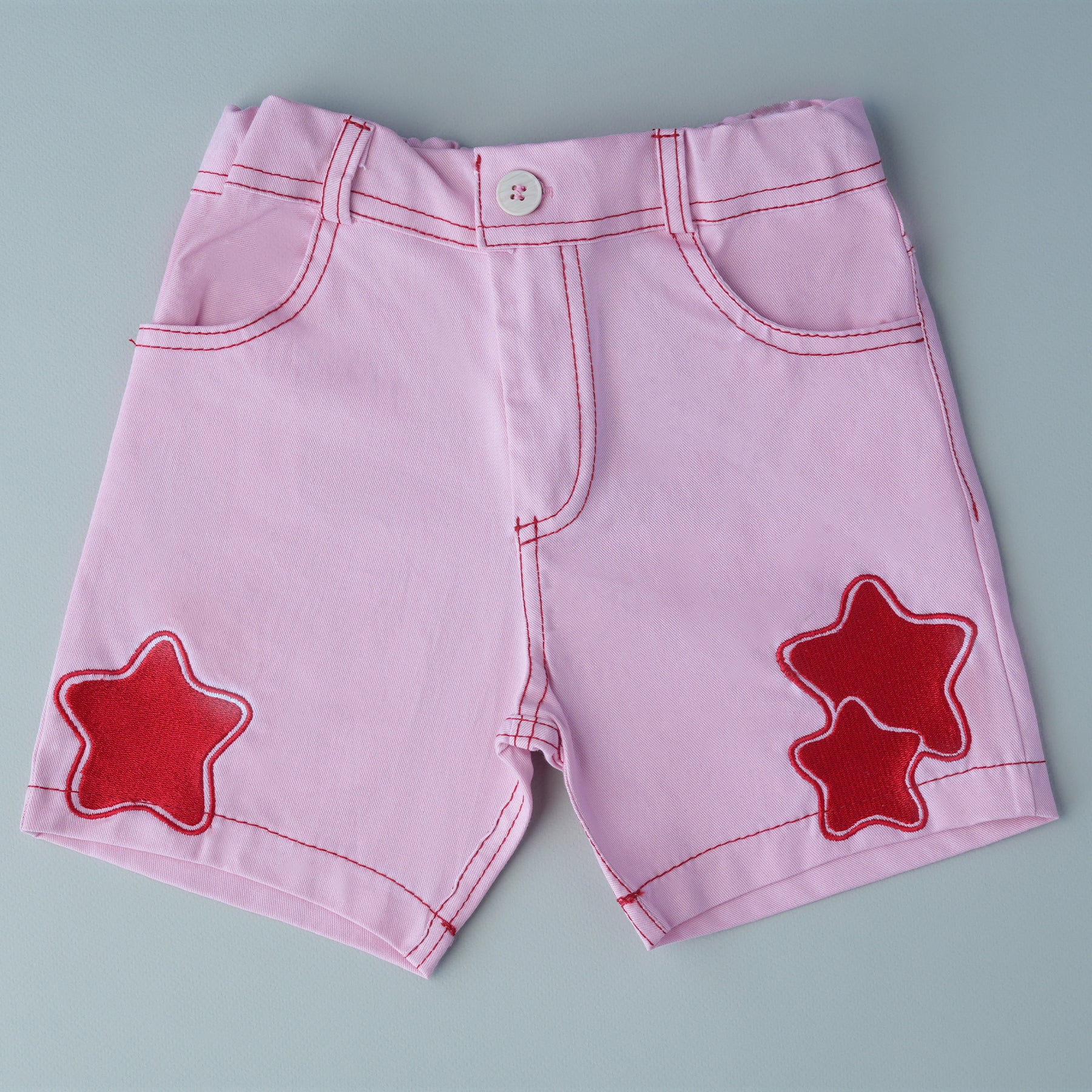 Pink Lucky Star Shorts