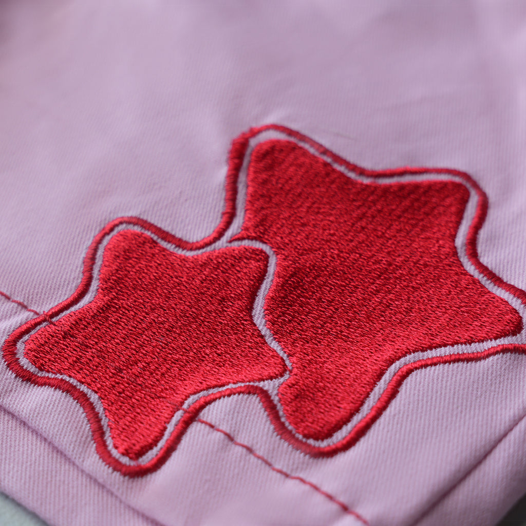 Pink Lucky Star Shorts